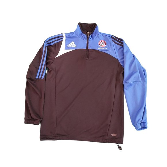 Adidas ClimaCool Clima365 1/4 Zip Track Jacket Men's S Black Long Sleeve NCSAA - Picture 1 of 8